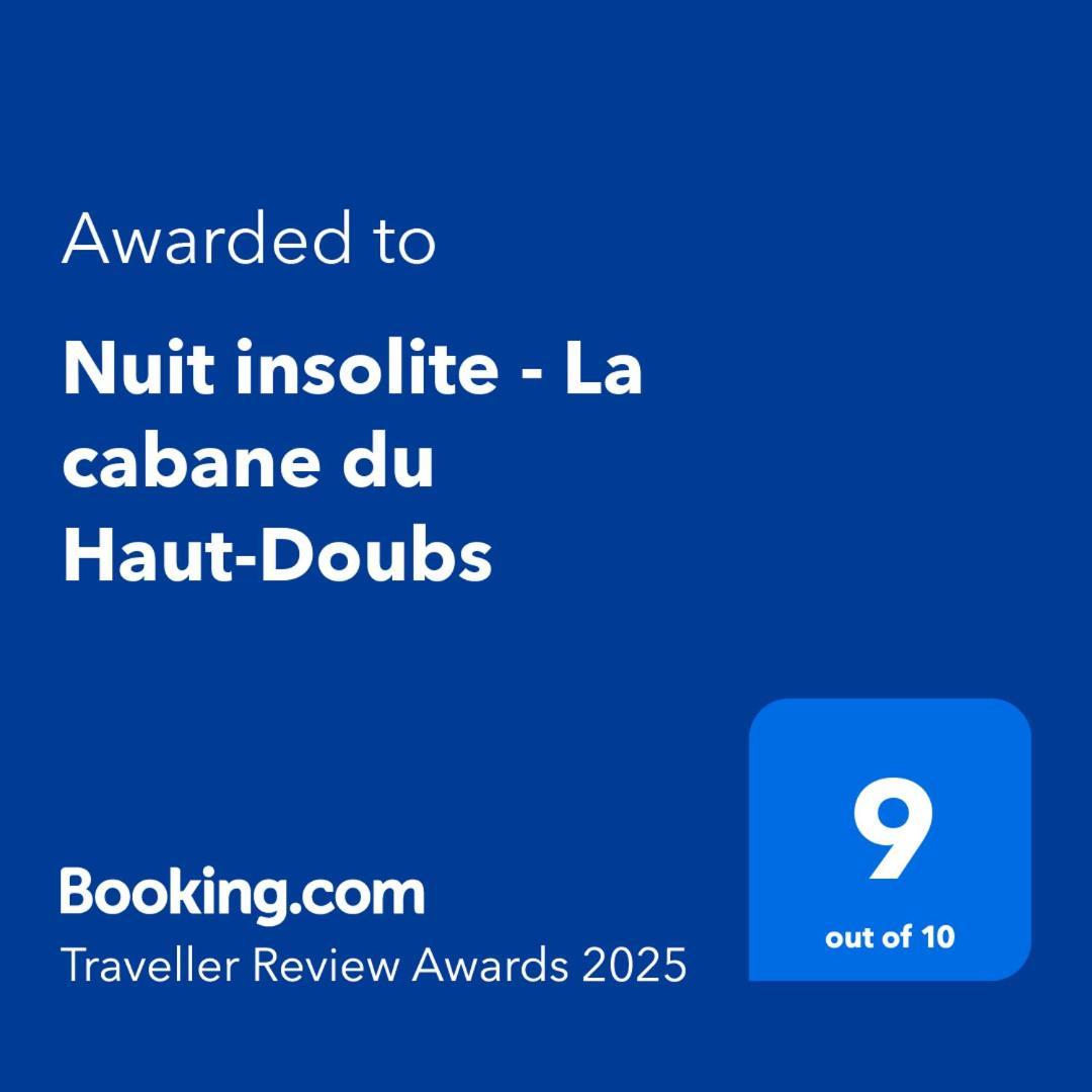 Nuit Insolite - La Cabane Du Haut-Doubs Les Gras エクステリア 写真